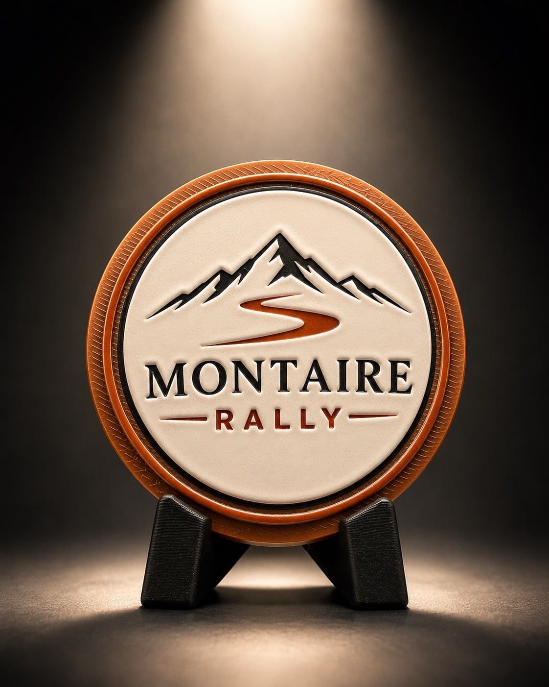 Montaire Rally coin plaque