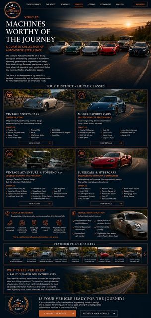 Vehicle classes and standards poster